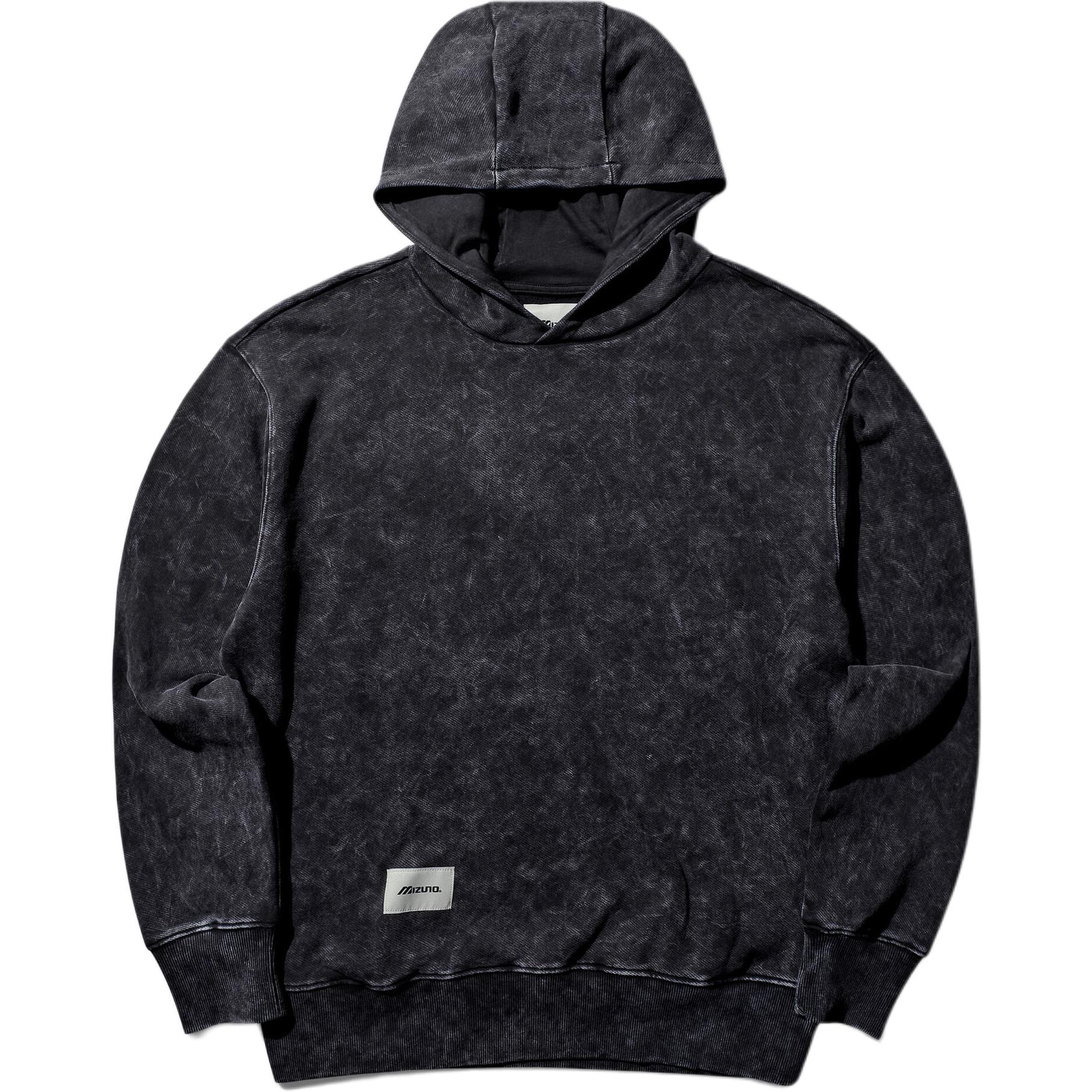 Mizuno Tie-Dye Pattern Loose Fit Hoodie - Black D2ECB502-08