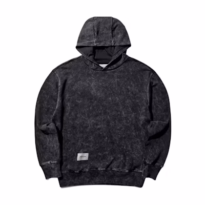 Mizuno Tie-Dye Pattern Loose Fit Hoodie - Black D2ECB502-08