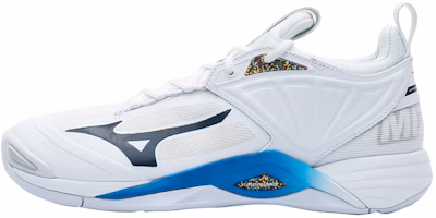 Mizuno Wave Momentum 2 Volleyball Shoes 'White Blue' V1GA211300 Mizuno Wave Momentum 2 Volleyball Shoes 'White Blue' V1GA211300