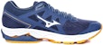 Mizuno Ultima 10 Kasut Rendah Biru Putih J1GC180901