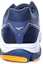 Shop Mizuno Ultima 10 Baskets Basses Bleu Profond Blanc J1GC180901