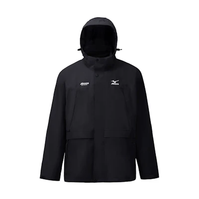 Mizuno Unisex 3-in-1 Waterproof Windproof Outdoor Jacket with Detachable Hood A2CE3515