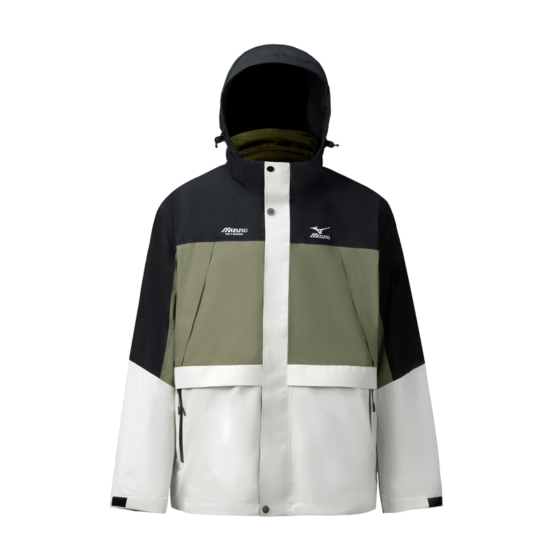 Purchase 美津浓男女通用三合一防水防风户外夹克可拆卸帽 A2CE3515