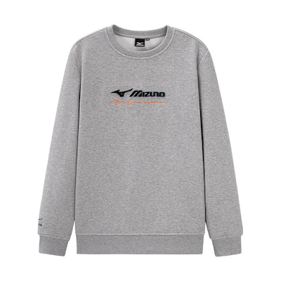 Mizuno Unisex Crewneck Letter Casual Long Sleeve Sweatshirt A2CA2622-1