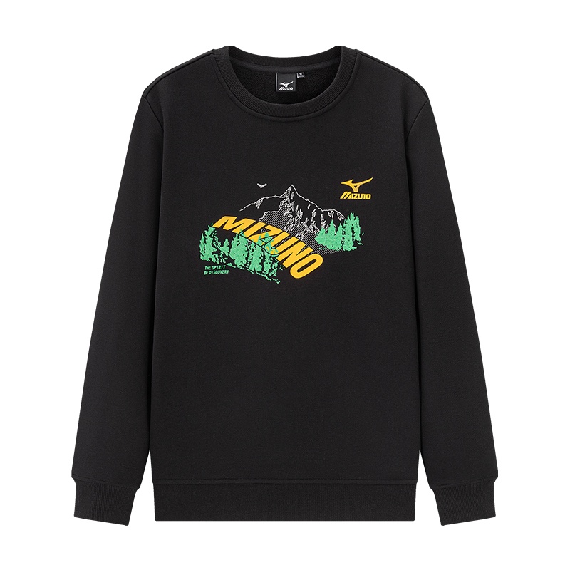 Mizuno Unisex Outdoor Fleece Crewneck Pullover Sweatshirt A2CA2627-1