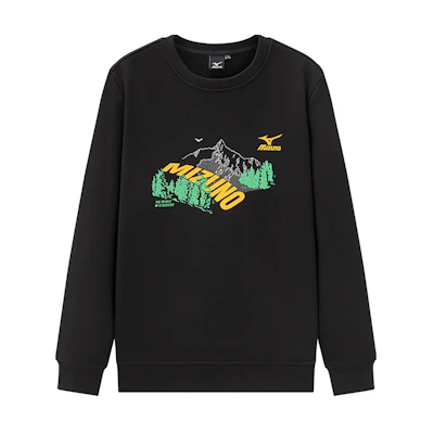 Mizuno Unisex Outdoor Fleece Crewneck Pullover Sweatshirt A2CA2627-1