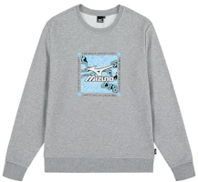 Mizuno Unisex Outdoor Graphic Crewneck Fleece Sweatshirt A2CA2662 Mizuno Unisex Outdoor Graphic Crewneck Fleece Sweatshirt A2CA2662