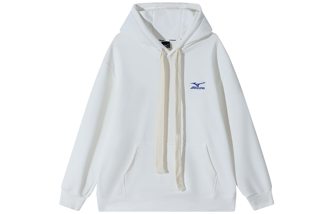 Mizuno Unisex Outdoor Hoodie - Solid Color, Embroidered Logo, Fleece Lined A2CC2570