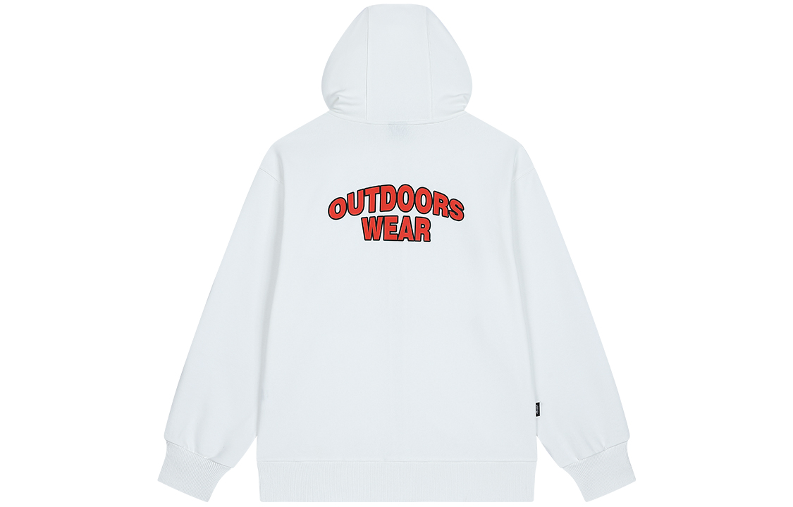 Mizuno Unisex Outdoor Hoodie with Back Letter Print Design and Drawstring A2CC2555