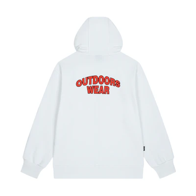 Mizuno Unisex Outdoor Hoodie with Back Letter Print Design and Drawstring A2CC2555