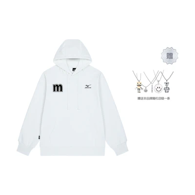 Mizuno Unisex Outdoor Solid Logo Print Pullover Hoodie A2CA2612