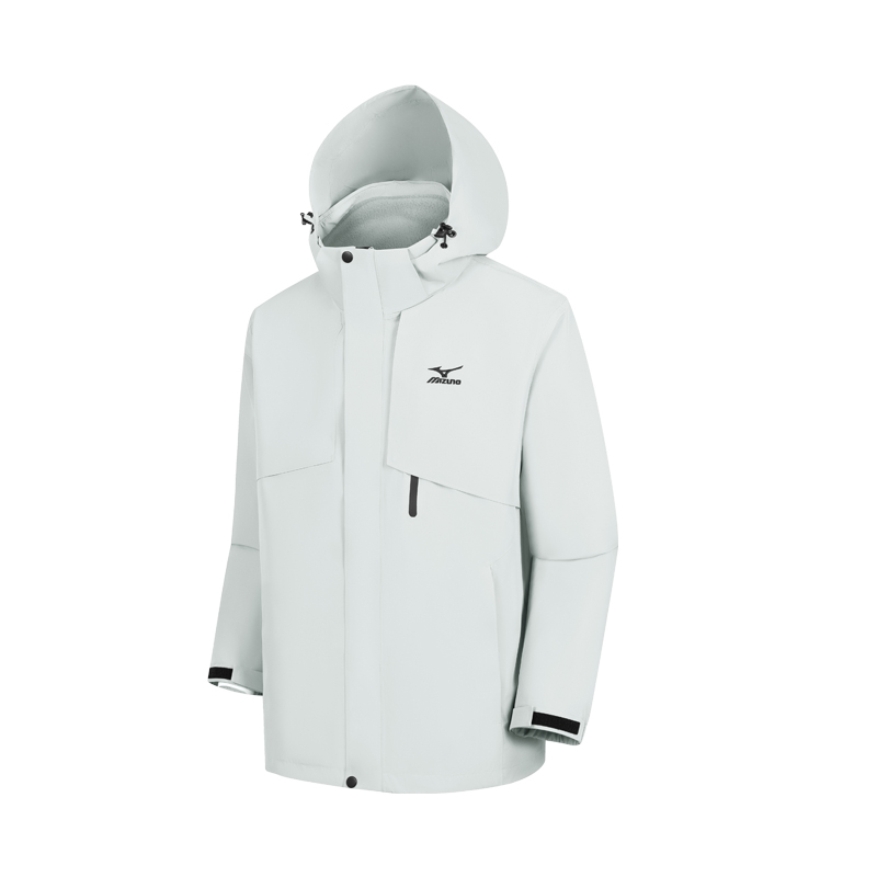 Mizuno Unisex Waterproof Windproof Outdoor Hooded 3-in-1 Jacket A2CE3516