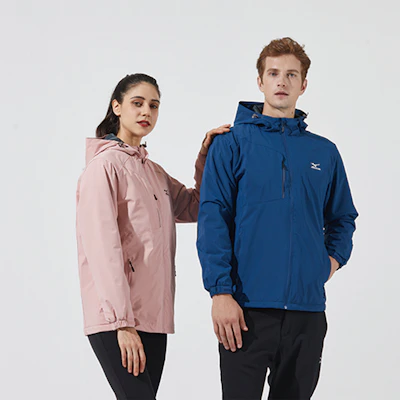 Chaqueta Cortavientos Unisex Mizuno con Logo Impreso y Capucha con Cremallera A2CC2708 13