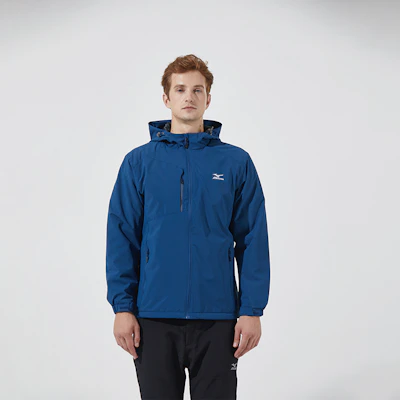 Chaqueta Cortavientos Unisex Mizuno con Logo Impreso y Capucha con Cremallera A2CC2708 15