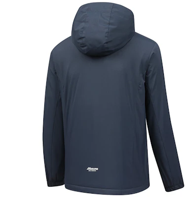 Chaqueta Cortavientos Unisex Mizuno con Logo Impreso y Capucha con Cremallera A2CC2708 19