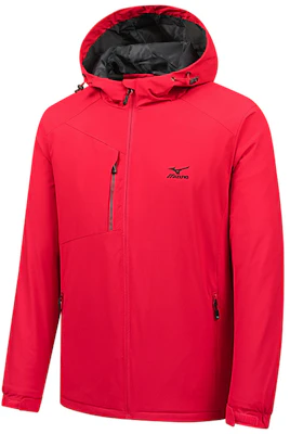Chaqueta Cortavientos Unisex Mizuno con Logo Impreso y Capucha con Cremallera A2CC2708 25