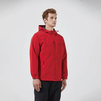 Chaqueta Cortavientos Unisex Mizuno con Logo Impreso y Capucha con Cremallera A2CC2708 30