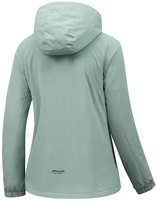 Chaqueta Cortavientos Unisex Mizuno con Logo Impreso y Capucha con Cremallera A2CC2708 35