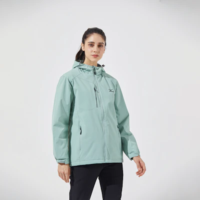 Chaqueta Cortavientos Unisex Mizuno con Logo Impreso y Capucha con Cremallera A2CC2708 39