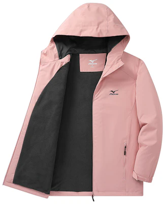 Chaqueta Cortavientos Unisex Mizuno con Logo Impreso y Capucha con Cremallera A2CC2708 42