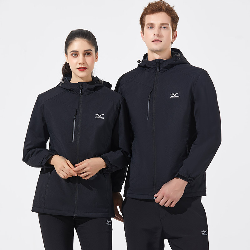 Purchase Chaqueta Cortavientos Unisex Mizuno con Logo Impreso y Capucha con Cremallera A2CC2708