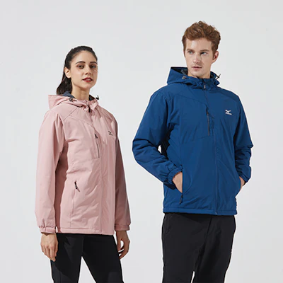 Chaqueta Cortavientos Unisex Mizuno con Logo Impreso y Capucha con Cremallera A2CC2708 46