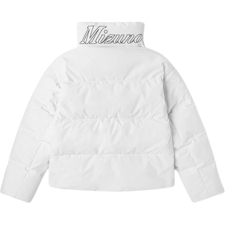 Lookbook Mizuno 男女款防風戶外帶Logo設計羽絨外套 D2CN19H5