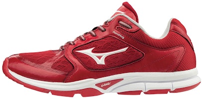 Mizuno Utility Trainer Lightweight Low Tops Shoe Red White 11GT192062 Mizuno Utility Trainer Lightweight Low Tops Shoe Red White 11GT192062