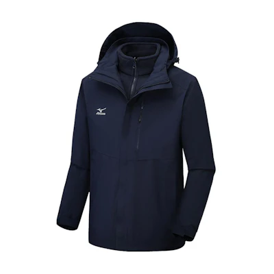 Mizuno Waterproof Windproof Breathable Hooded Jacket for Outdoor Comfort A2CE2A17