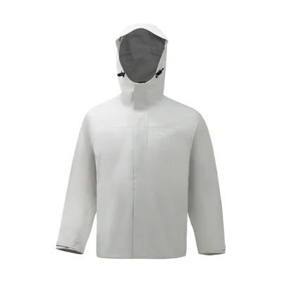 Mizuno Waterproof Windproof Unisex Hooded Jacket with Minimalist Logo Design A2CE4503