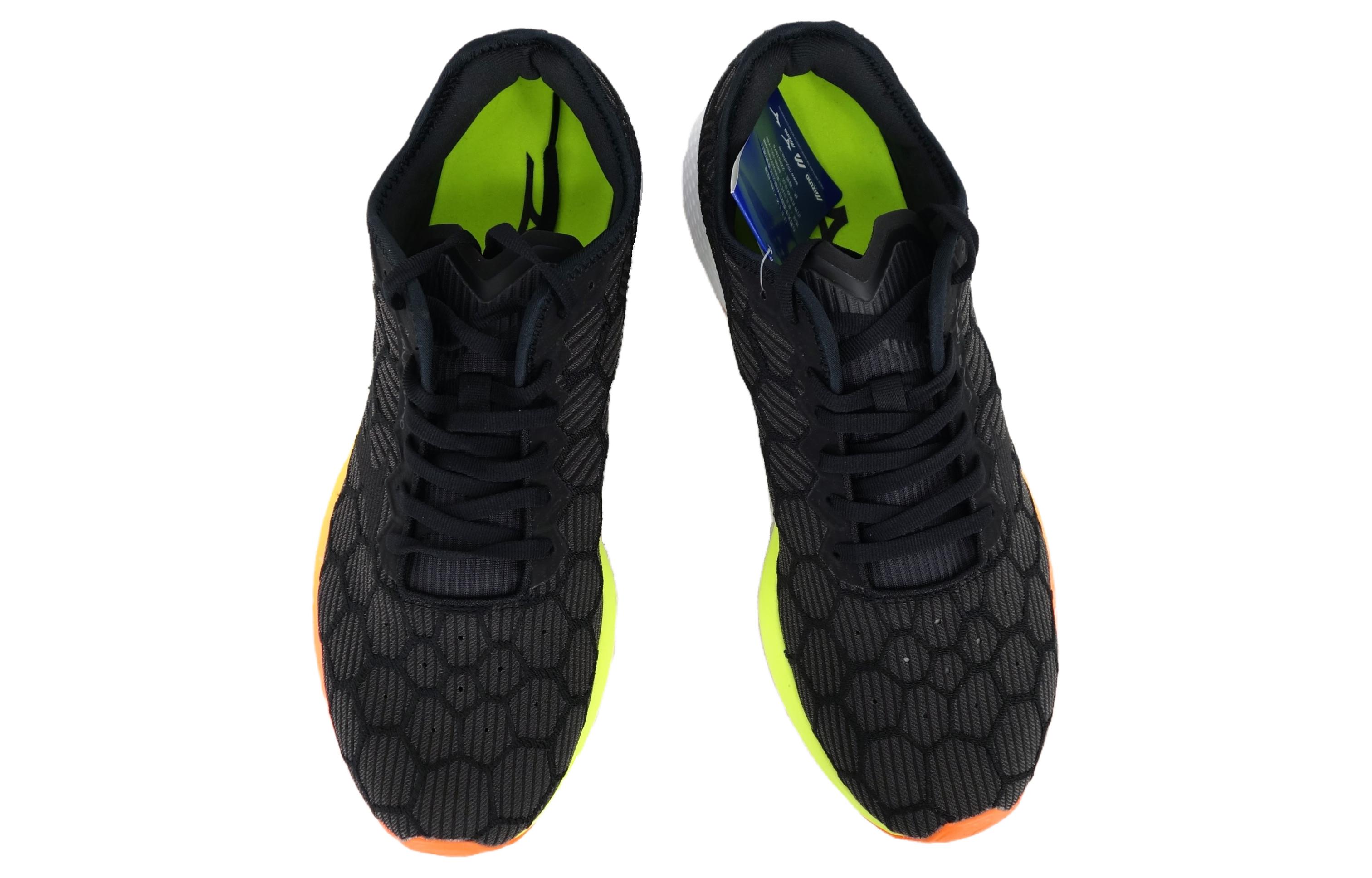 Shop 미즈노 웨이브 에어로 18 블랙 오렌지 (Mizuno Wave Aero 18 Black Orange) J1GA203715