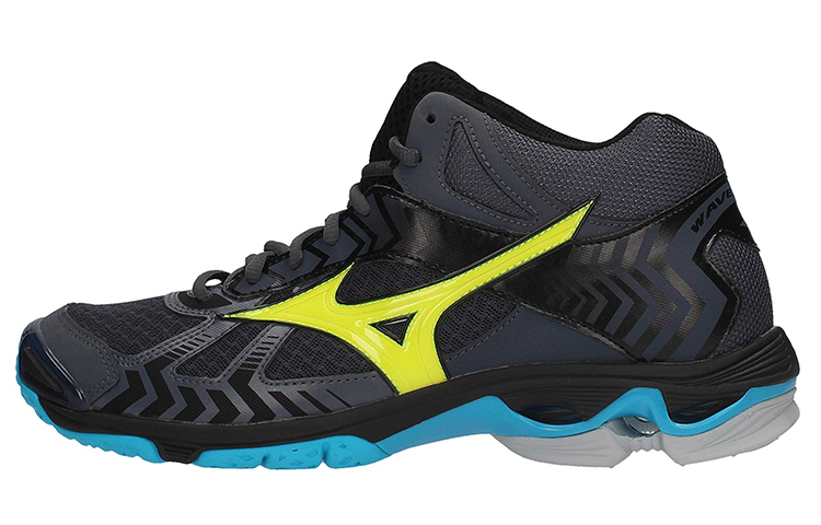 Mizuno Wave Bolt 7 Mid 'Black Yellow Volleyball' V1GA186547