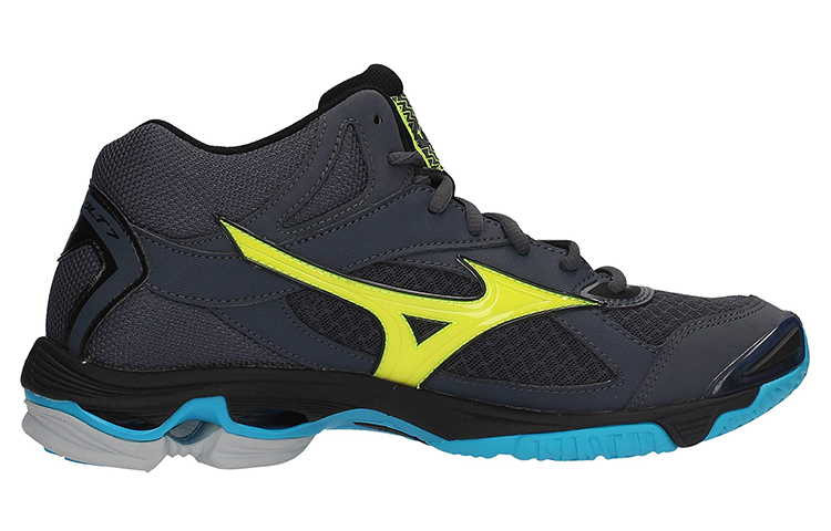 Order Mizuno Wave Bolt 7 Mid ''Nero Giallo Pallavolo'' V1GA186547