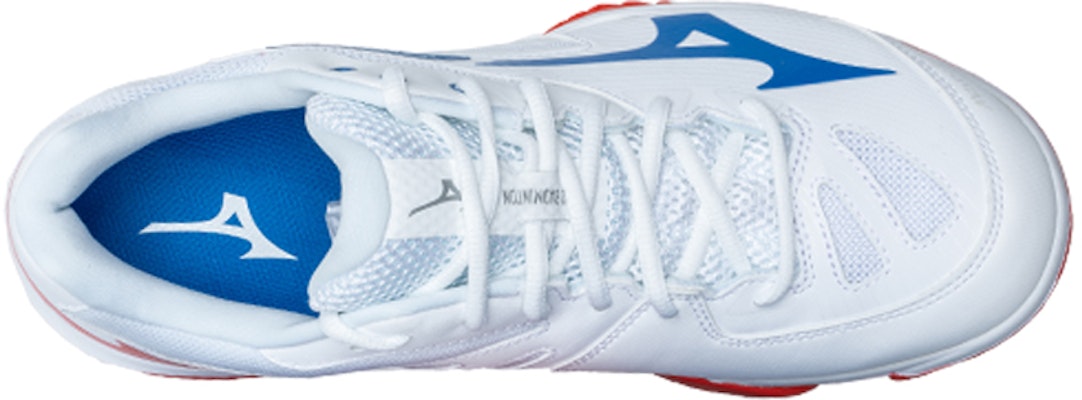 Mizuno Wave Claw 2 'White Blue Red' 71GA211026 Shop Mizuno Wave Claw 2 'White Blue Red' 71GA211026