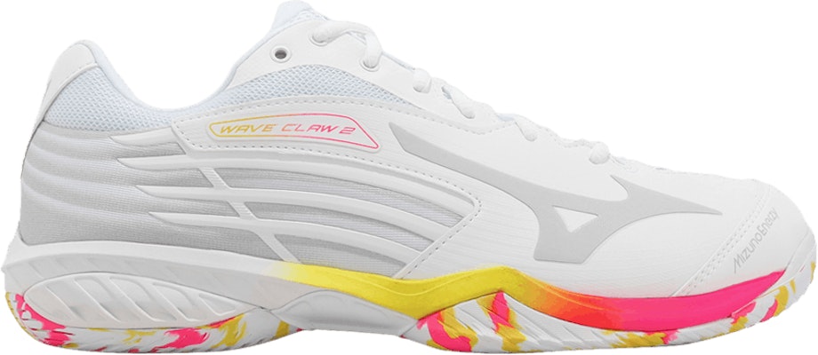 Mizuno Wave Claw 2 White Pink Bolt Neon 71GA211004 71GA211004
