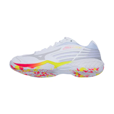 Mizuno Wave Claw 2 'White Pink Bolt Neon'