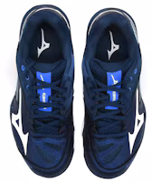 Lookbook Mizuno Wave Claw 2 透氣耐磨 低筒 跑步鞋 男女同款 藍白