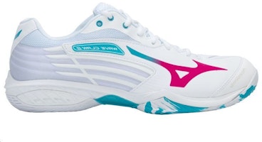 Mizuno Wave Claw 2 輕量緩震 防滑耐磨 低筒 羽球鞋 男女同款 白粉藍 Order Mizuno Wave Claw 2 輕量緩震 防滑耐磨 低筒 羽球鞋 男女同款 白粉藍