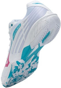 Mizuno Wave Claw 2 Wide 'Putih Fuchsia Biru' 71GA211060 Shop Mizuno Wave Claw 2 Wide 'Putih Fuchsia Biru' 71GA211060