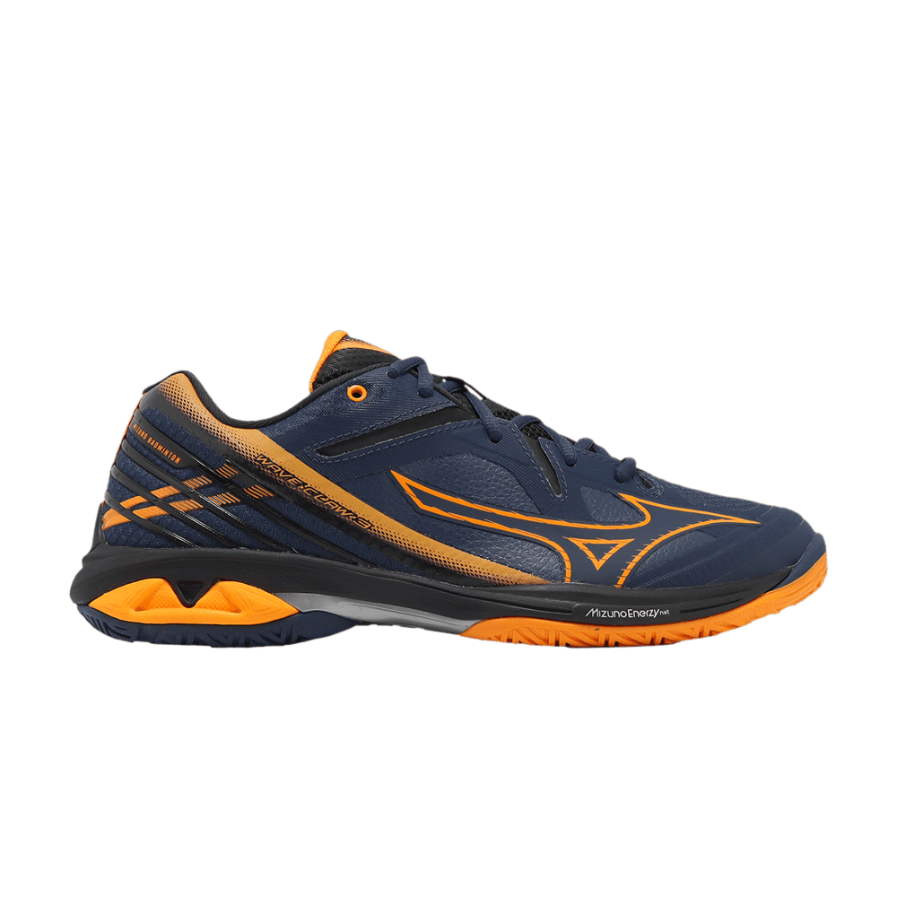 Mizuno Wave Claw 3 Wide 'Dress Blues Carrot Curl' 71GA244311