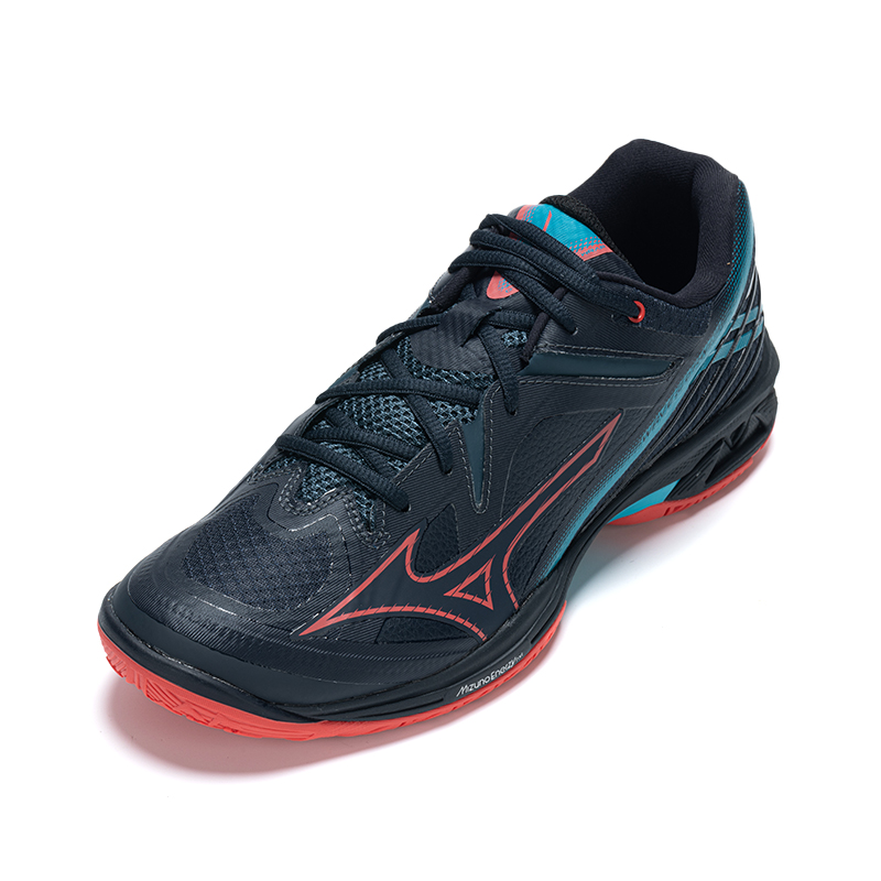 Lookbook Mizuno Wave Claw 3 Wide 'Salute Hibiscus Peacock Blue' 71GA244327
