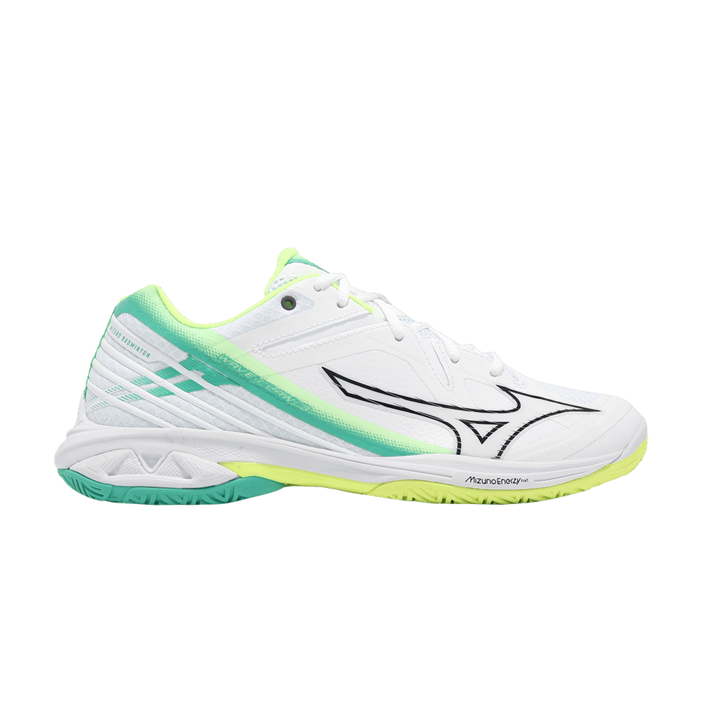 Mizuno Wave Claw 3 Wide 'White Neo Lime' 71GA244322