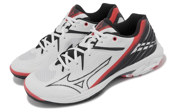 Lookbook Mizuno Wave Claw 3 Wide 'White Radiant Red' 71GA244303
