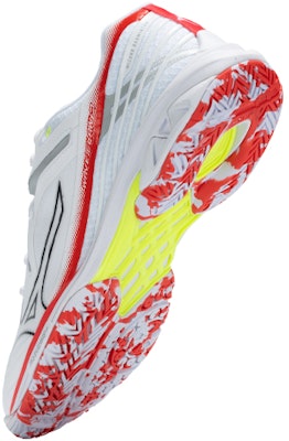 美津浓 Wave Claw 3 宽版 '白色光辉红' 71GA244305 Purchase 美津浓 Wave Claw 3 宽版 '白色光辉红' 71GA244305