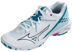 Mizuno Wave Claw 3 Wide 'Putih Biru Laut' 71GA244321 Lookbook Mizuno Wave Claw 3 Wide 'Putih Biru Laut' 71GA244321