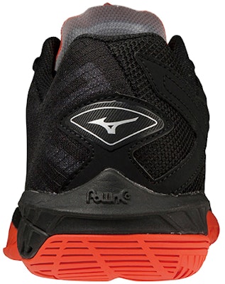 Mizuno Wave Claw EL 2 Lebar 'Hitam Merah' 71GA228509 Shop Mizuno Wave Claw EL 2 Lebar 'Hitam Merah' 71GA228509
