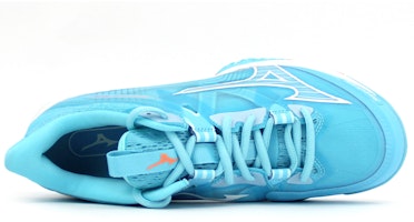 Mizuno Wave Claw Neo 2 透氣防滑耐磨羽球鞋 男女同款 藍亮橘 Lookbook Mizuno Wave Claw Neo 2 透氣防滑耐磨羽球鞋 男女同款 藍亮橘