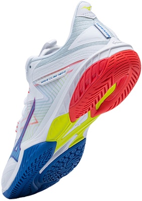 Mizuno Wave Claw Neo 'White Blue Red' 71GA227013 Order Mizuno Wave Claw Neo 'White Blue Red' 71GA227013