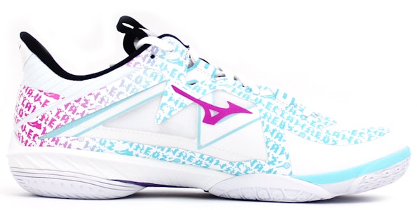 Mizuno Wave Claw Neo 2 透氣防滑耐磨羽球鞋 男女款 白藍粉 Order Mizuno Wave Claw Neo 2 透氣防滑耐磨羽球鞋 男女款 白藍粉