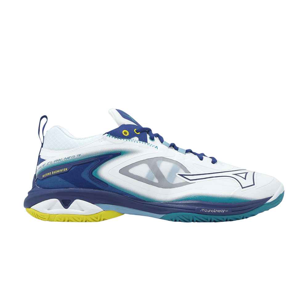 Buy 美津浓 Wave Claw Neo 3 宽版 ''白色海军蓝'' 71GA247316